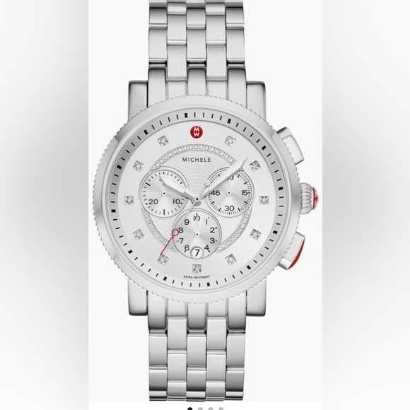Michele Accessories - Michele Diamond Dial Women's Watch